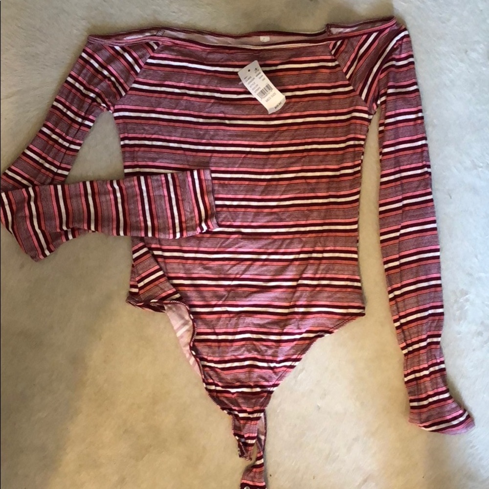 Pacsun long sleeve stripped shirt